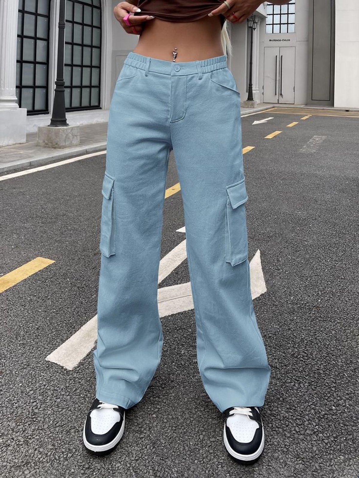 Pantalón Cargo Oversize