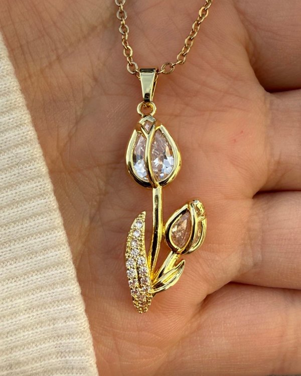 Collar tulipan