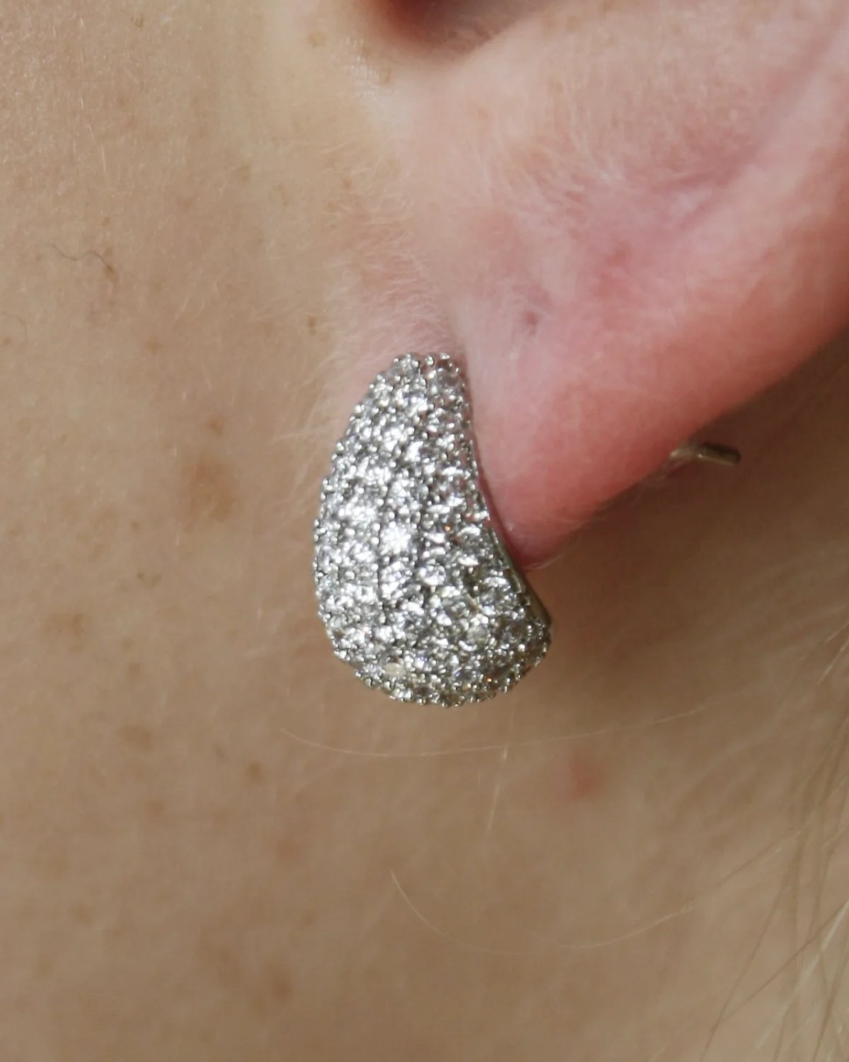 Drop hoop con zirconias - 2