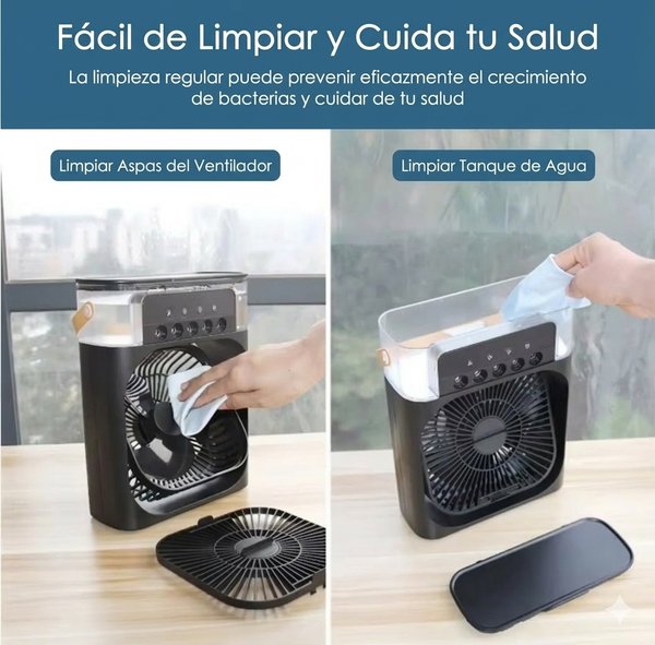 🌬️❄️ Mini Ventilador Portátil Cooling Fan – Aire Fresco en Cualquier Lugar ⚡💼