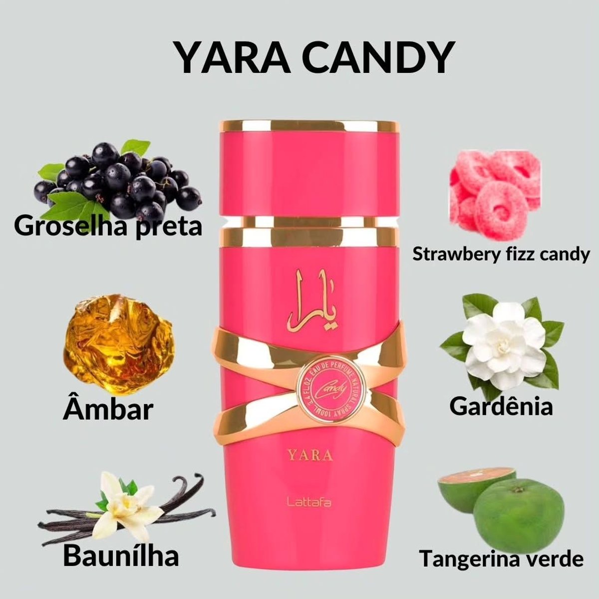 Perfume Yara Lattafa Fucsia - 3