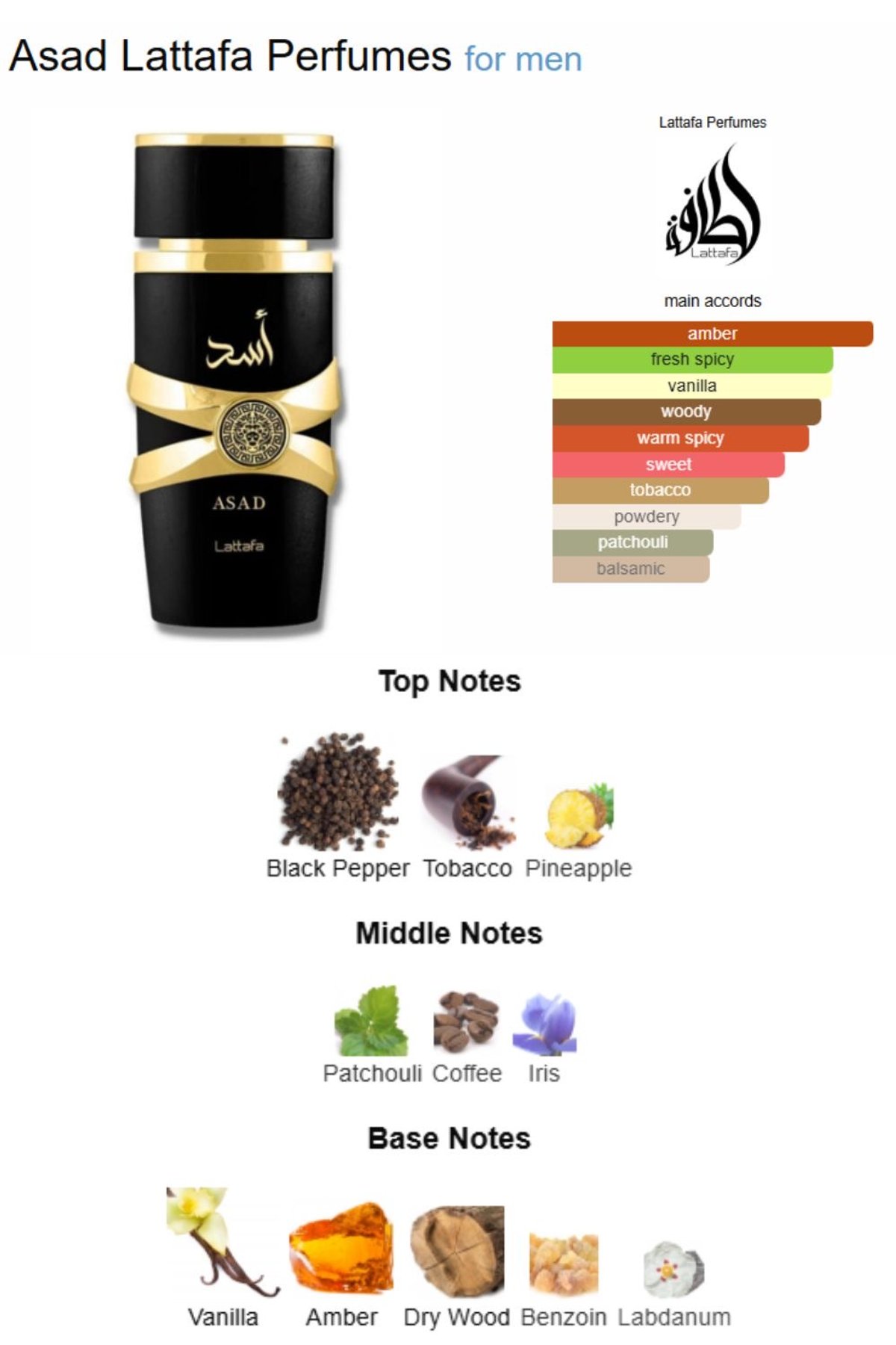 Perfume árabe Masculino  - 2