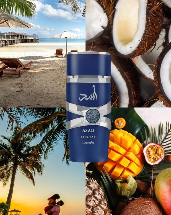 Perfume árabe Asad Zanzibar