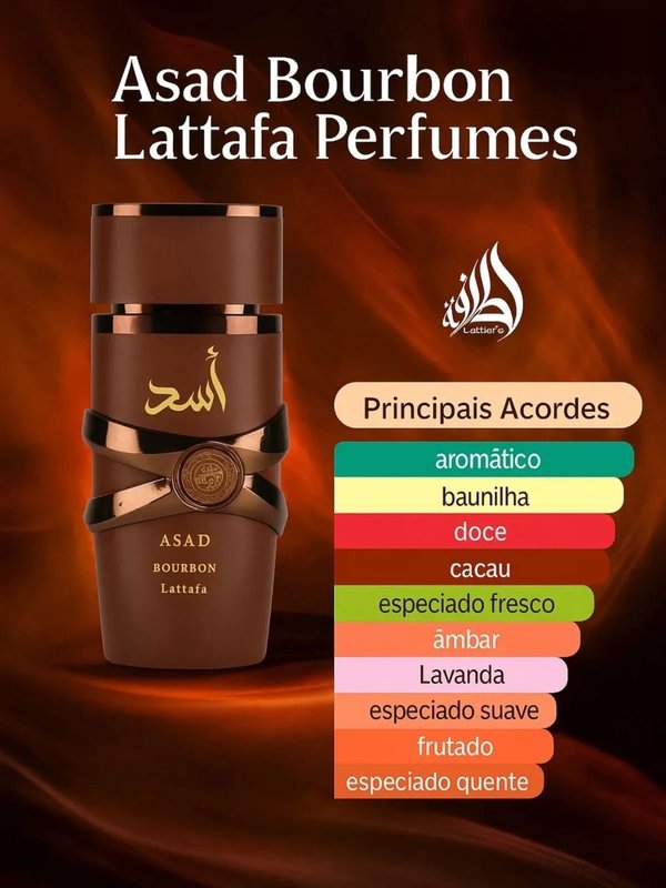 Perfume árabe Asad Bourbon