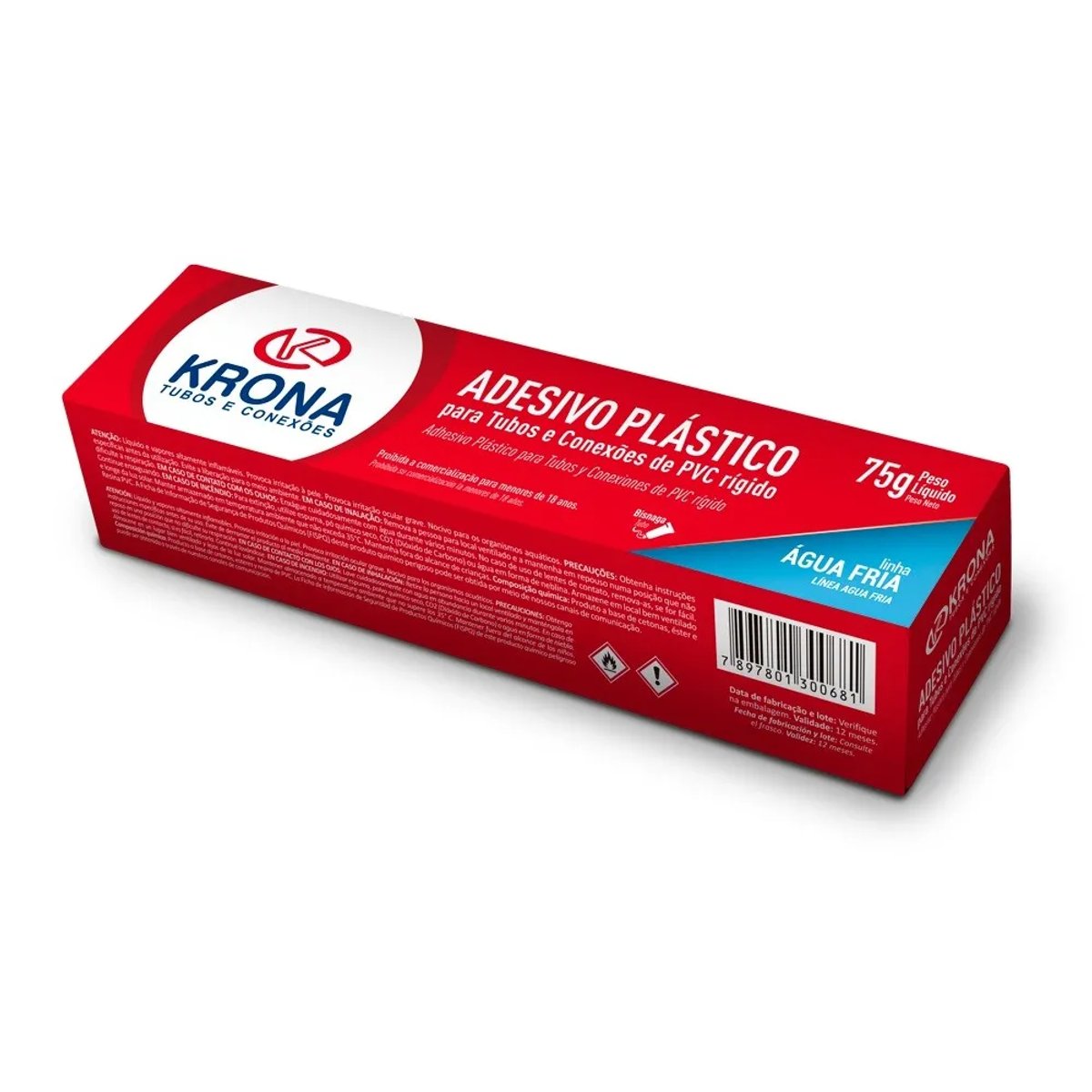 Adhesivo Plastico p/ PVC 75GR - Krona
