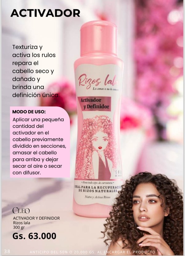 Activador de rulos Rizos Lala