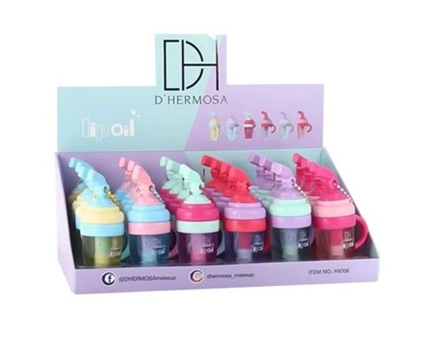 Lip Oil DHermosa con Diseño de Hoppie