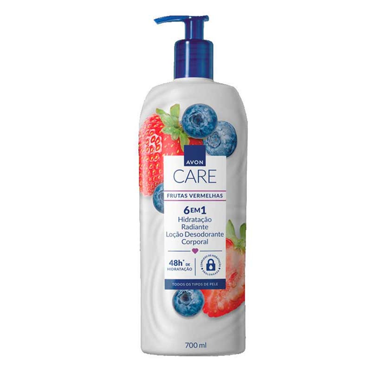 Crema hidratante avon frutas rojas 700ml