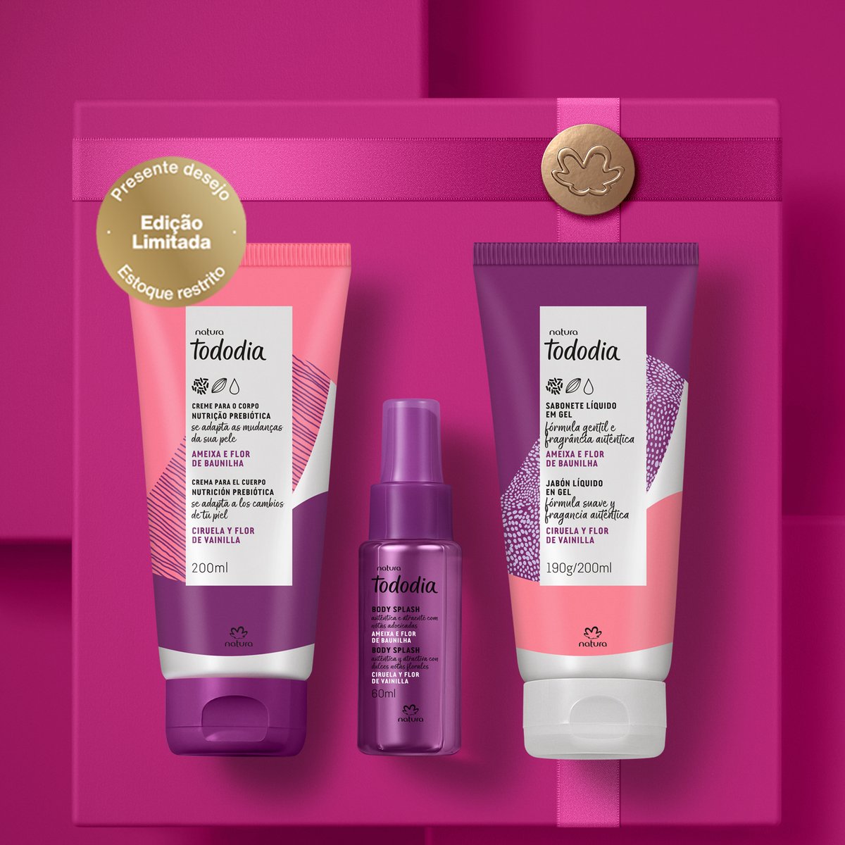 Combo ciruela y flor de vainilla