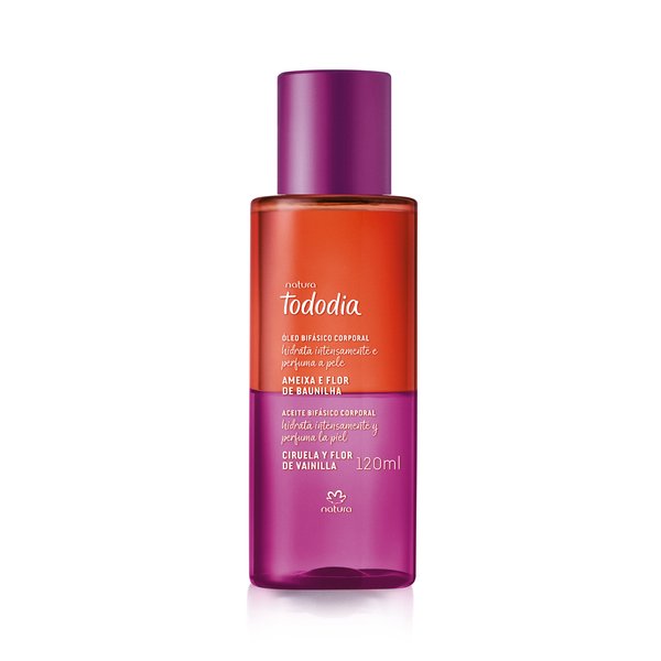 Aceite corporal bifásico ciruela y vainilla 120ml