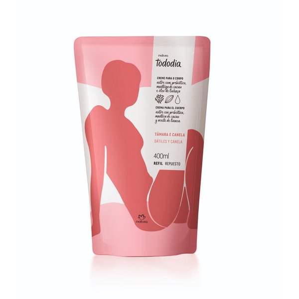 Recarga crema tododia 400ml dátiles y canela