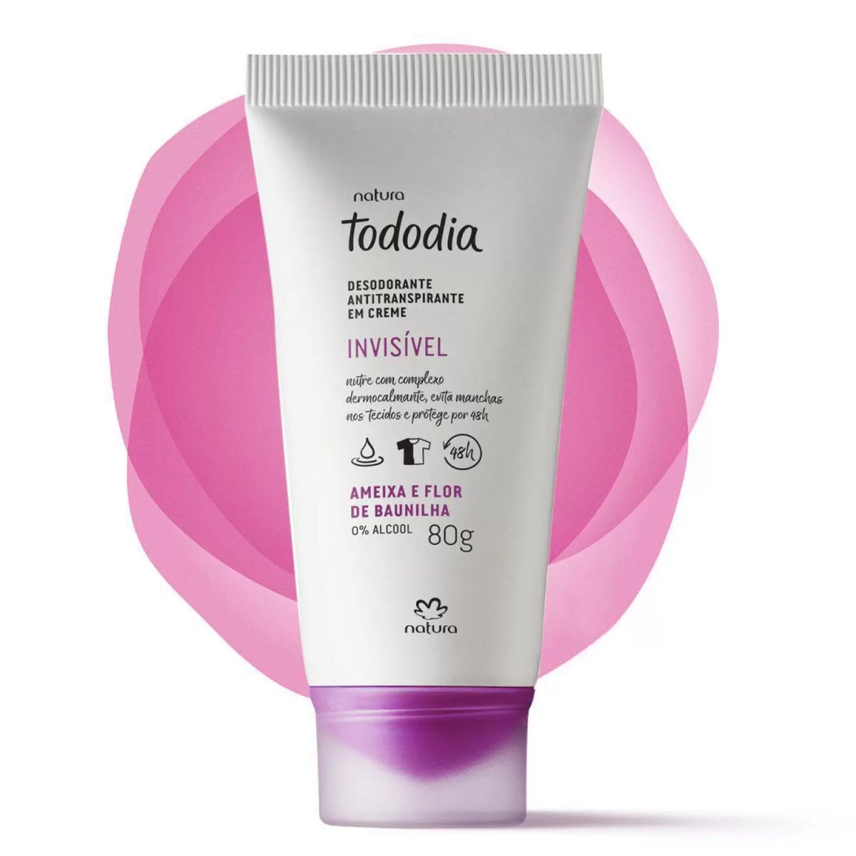 Desodorante Antitranspirante en Crema Tododía Ciruela y Flor de vainilla