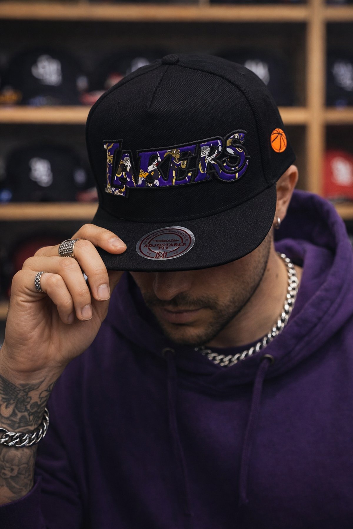 Gorra Lakers Cerrada - 2