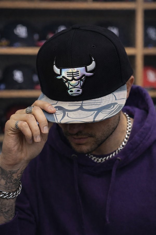 Gorra Chicago Bulls Gris