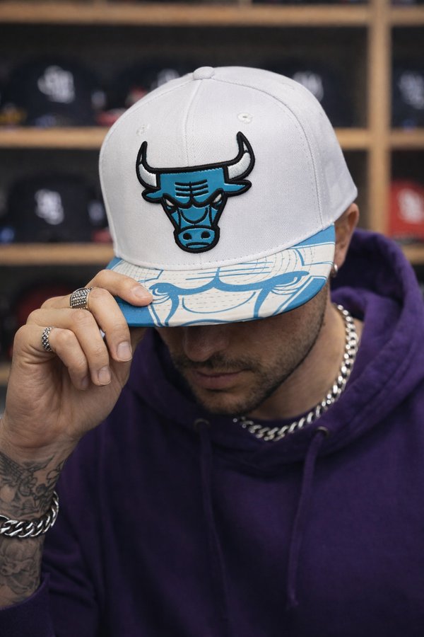 Gorra Chicago Bulls Celeste