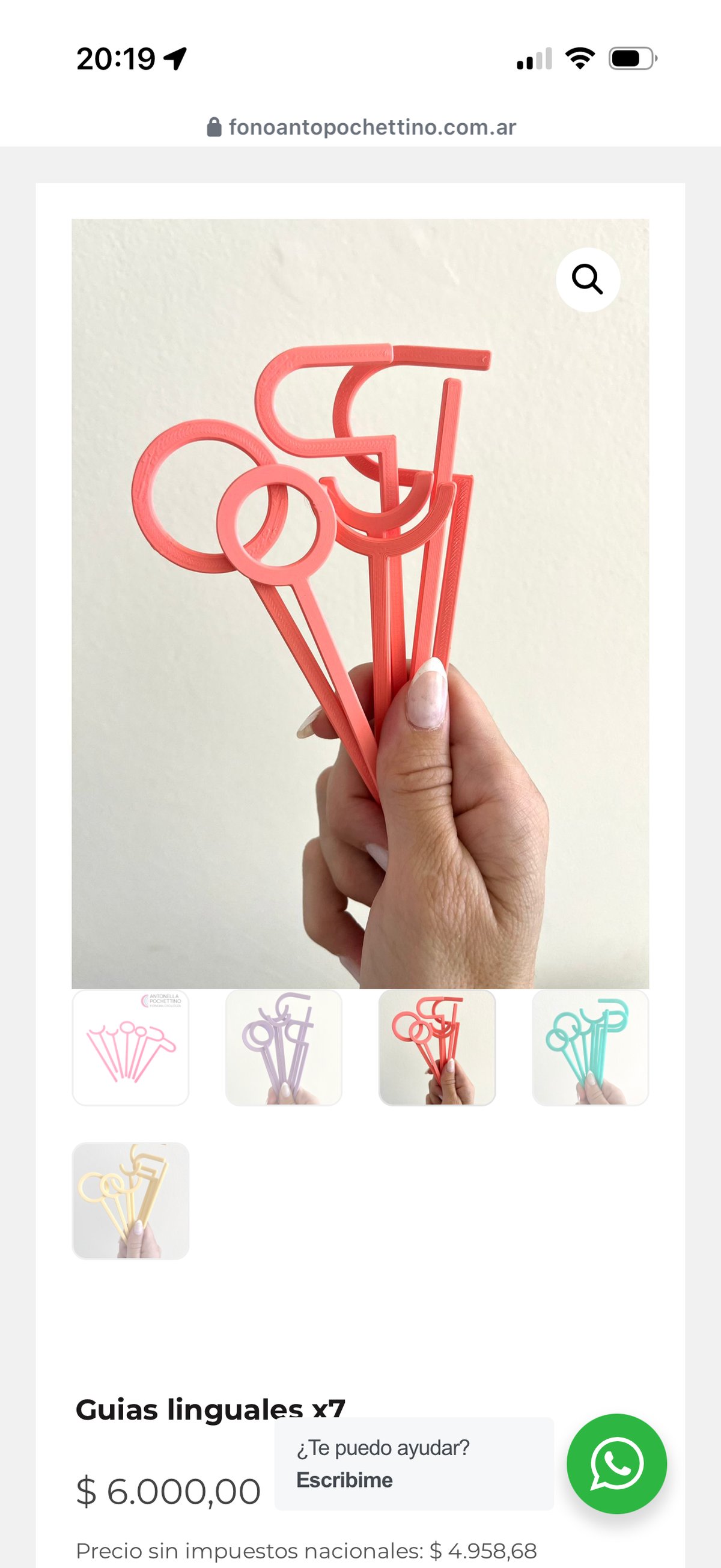 Cápsula Anto Pochettino guías linguales 