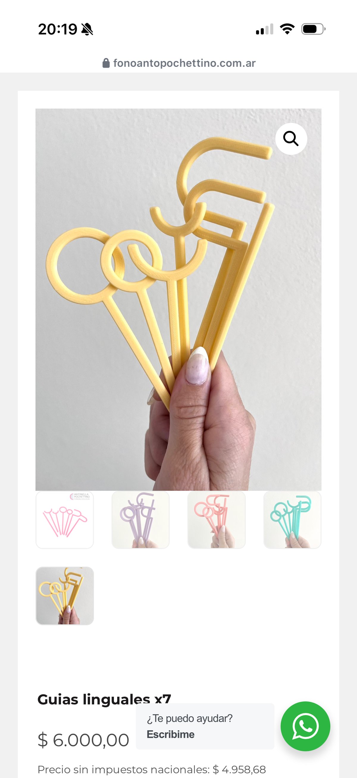 Cápsula Anto Pochettino guías linguales  - 3