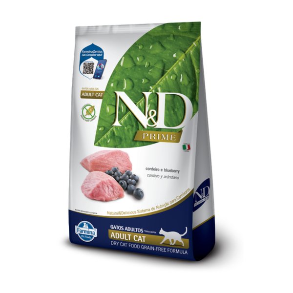 NYD PRIME | GATOS ADULTOS 7KG CORDERO Y ARANDANOS