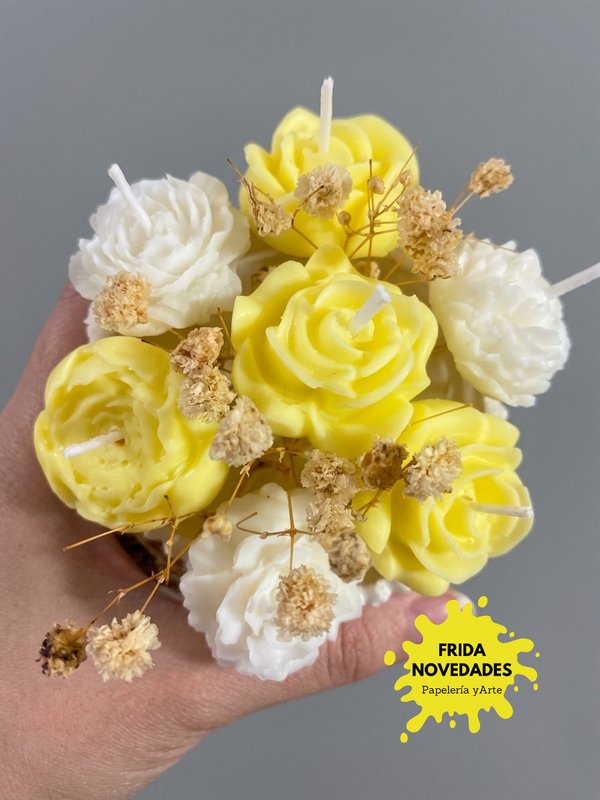 Mini bouquet de velas aromáticas Opción 1