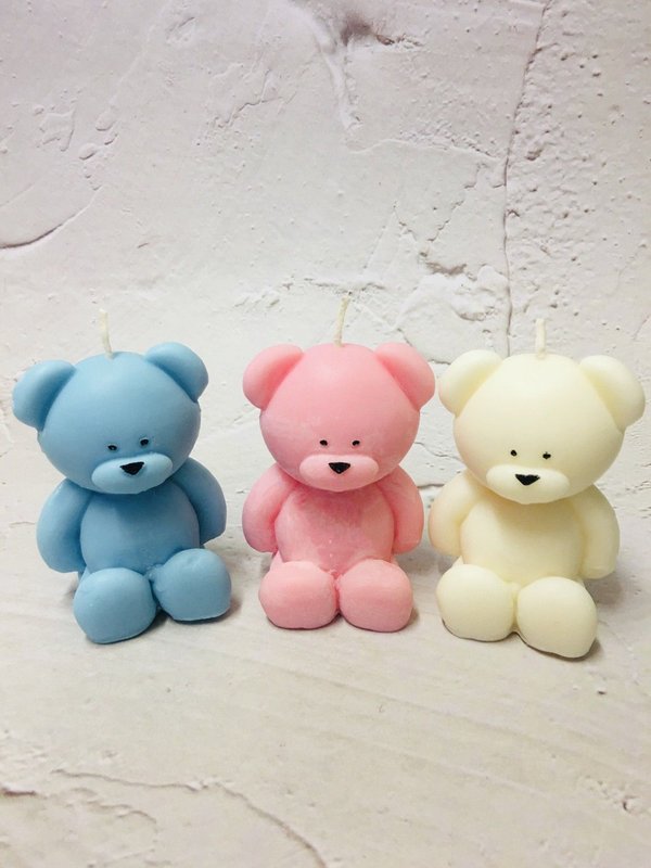 Osito teddy vela artesanal