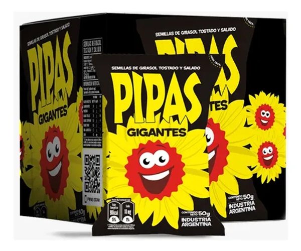 PIPAS GIGANTES CAJA 12