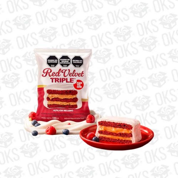 ALFAJOR RED VELVET TRIPLE FANTOCHE