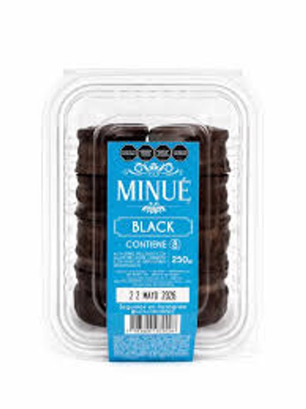 MINI ALFAJOR NEGRO BLACK MINUE