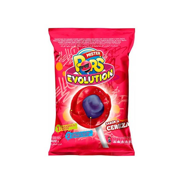 CHUPETIN POP ROJO EVOLUTION X 24