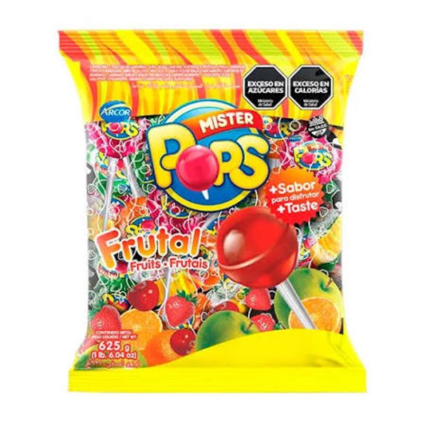 CHUPETIN POP FRUTAL X50