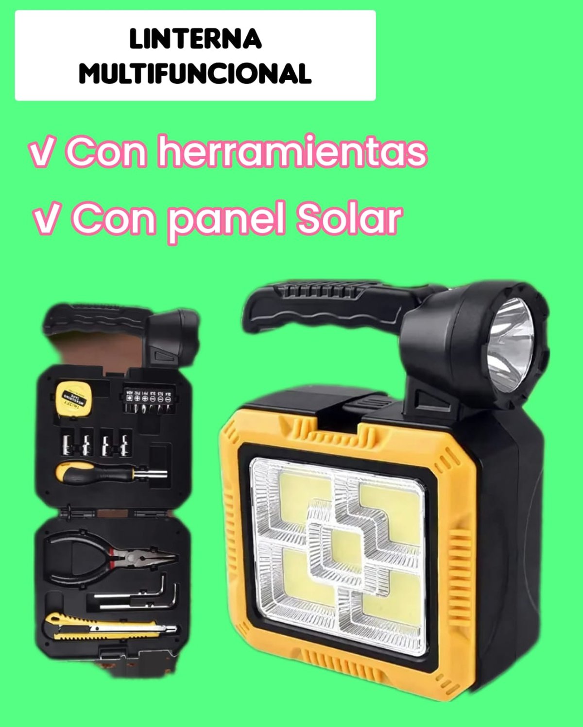 Linterna Multifuncional Cpanel Solar