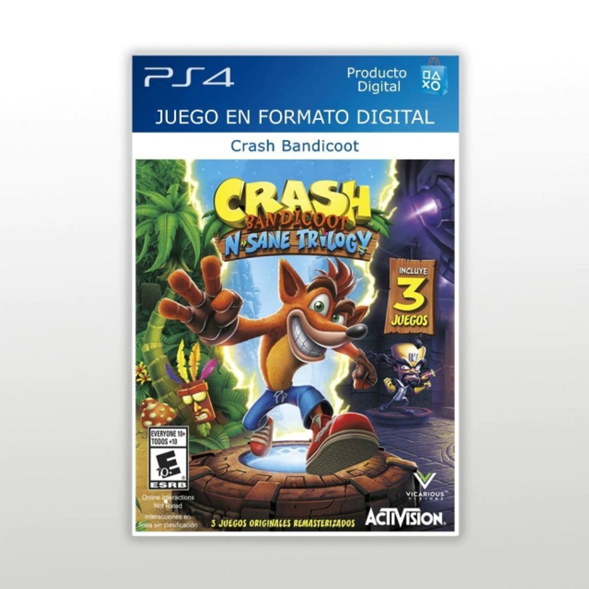 CRASH BANICOOT INSANE TRILOGY PS4