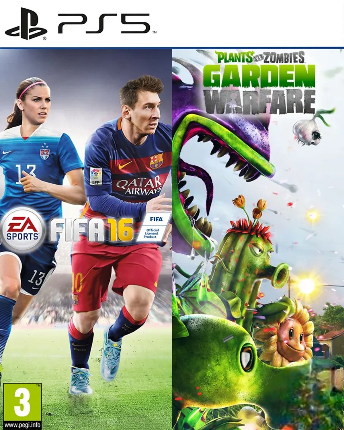 FIFA 16 + PLANTS vs ZOMBIES GARDEN WARFARE PS5