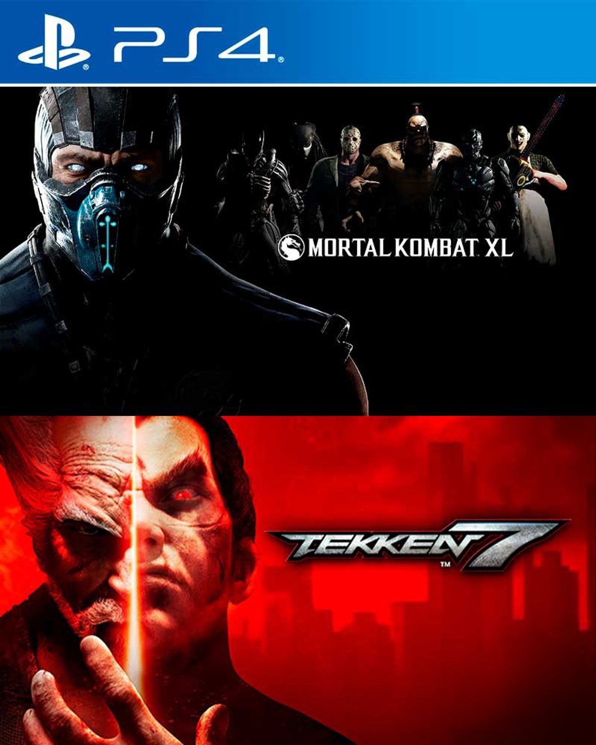 MORTAL KOMBAT XL + TEKKEN 7 PS4