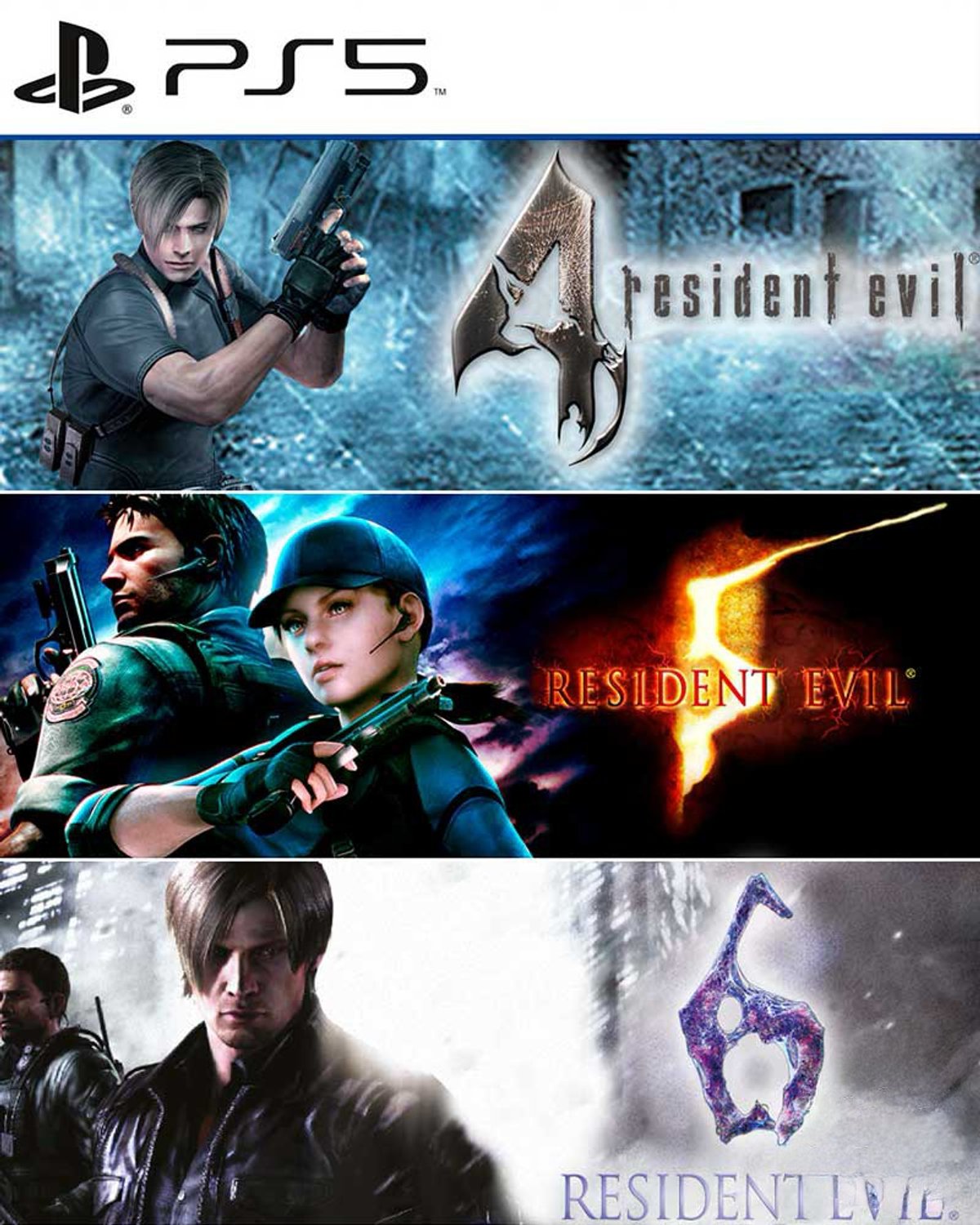 RESIDENT EVIL TRIPLE PACK PS5