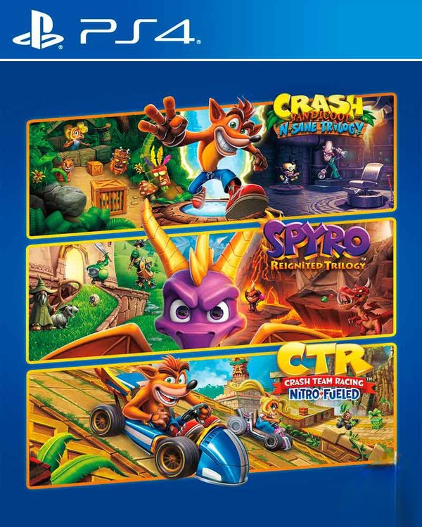 CRASH + SPYRO TRIPLE PLAY PS4