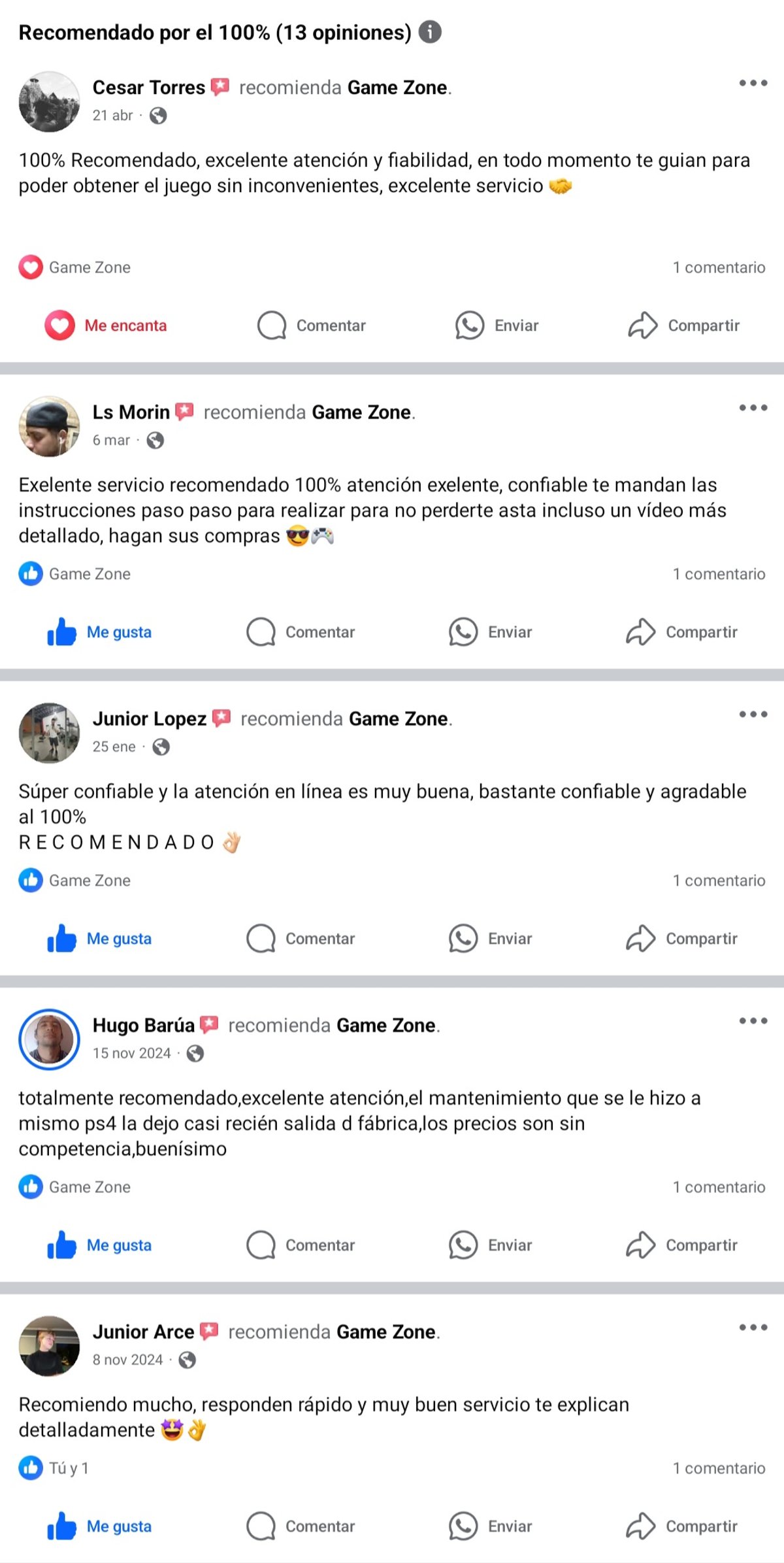 🛒OPINIONES DE CLIENTES ✅️