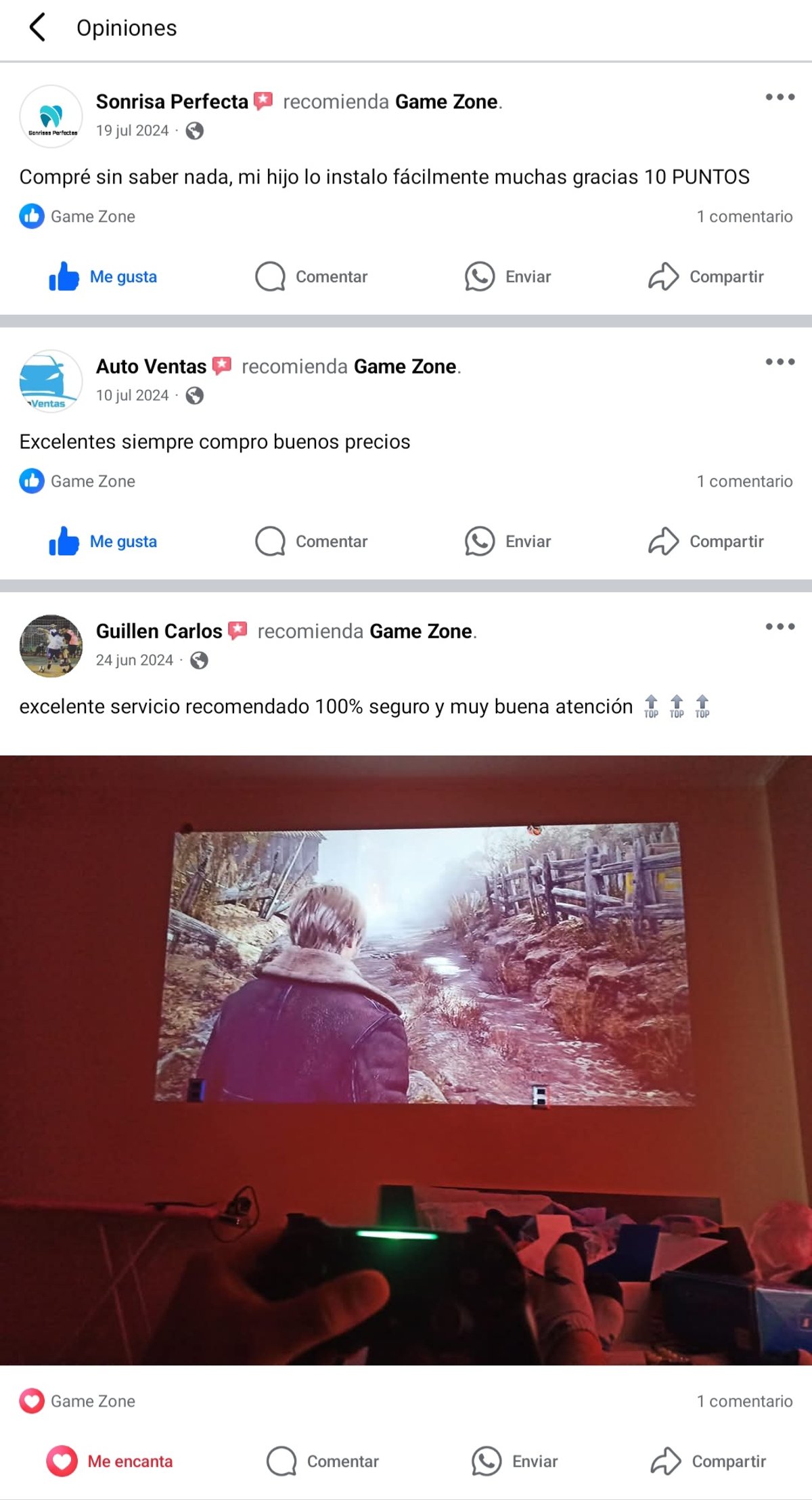 🛒OPINIONES DE CLIENTES ✅️