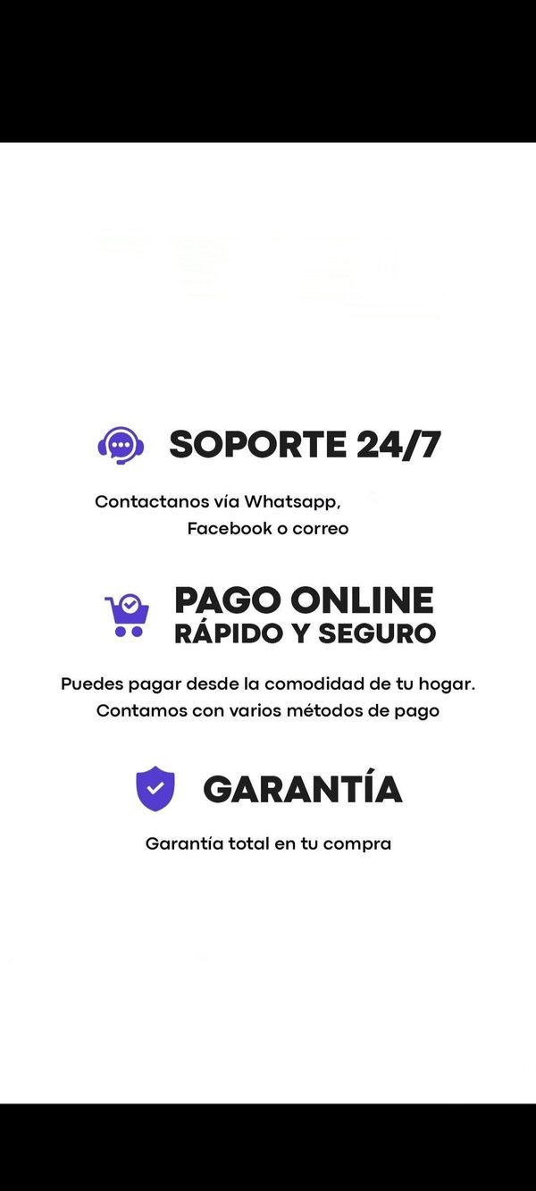 SOPORTE Y GARANTÍA 🔐✅️