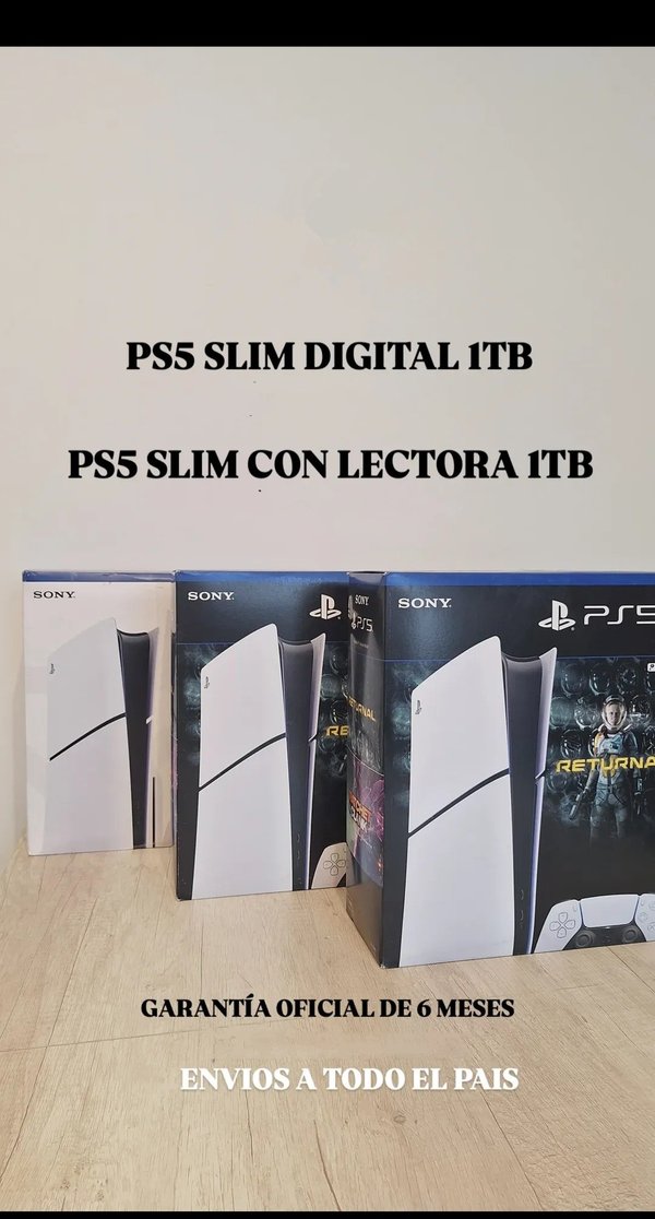 PLAYSTATION SLIM DIGITAL NUEVOS