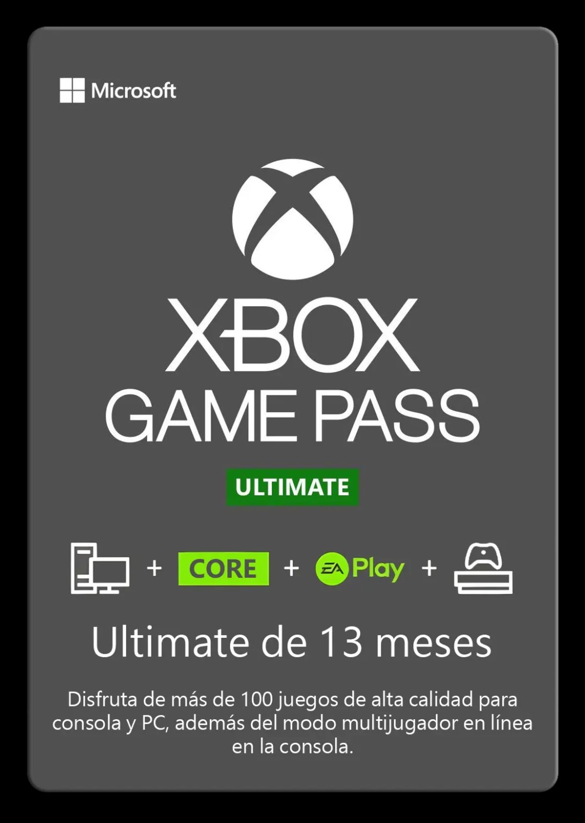 GAME PASS 13 MESES 