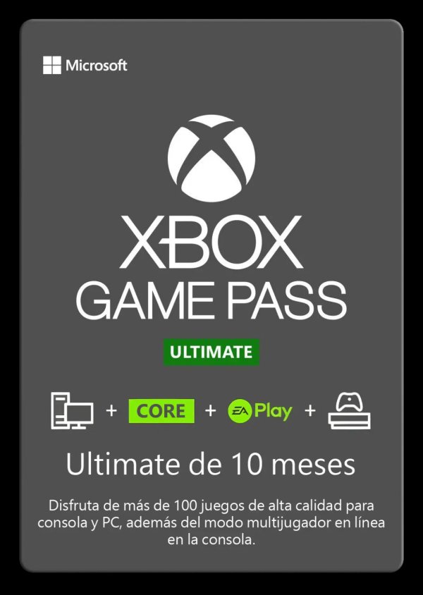 GAME PASS 10 MESES 