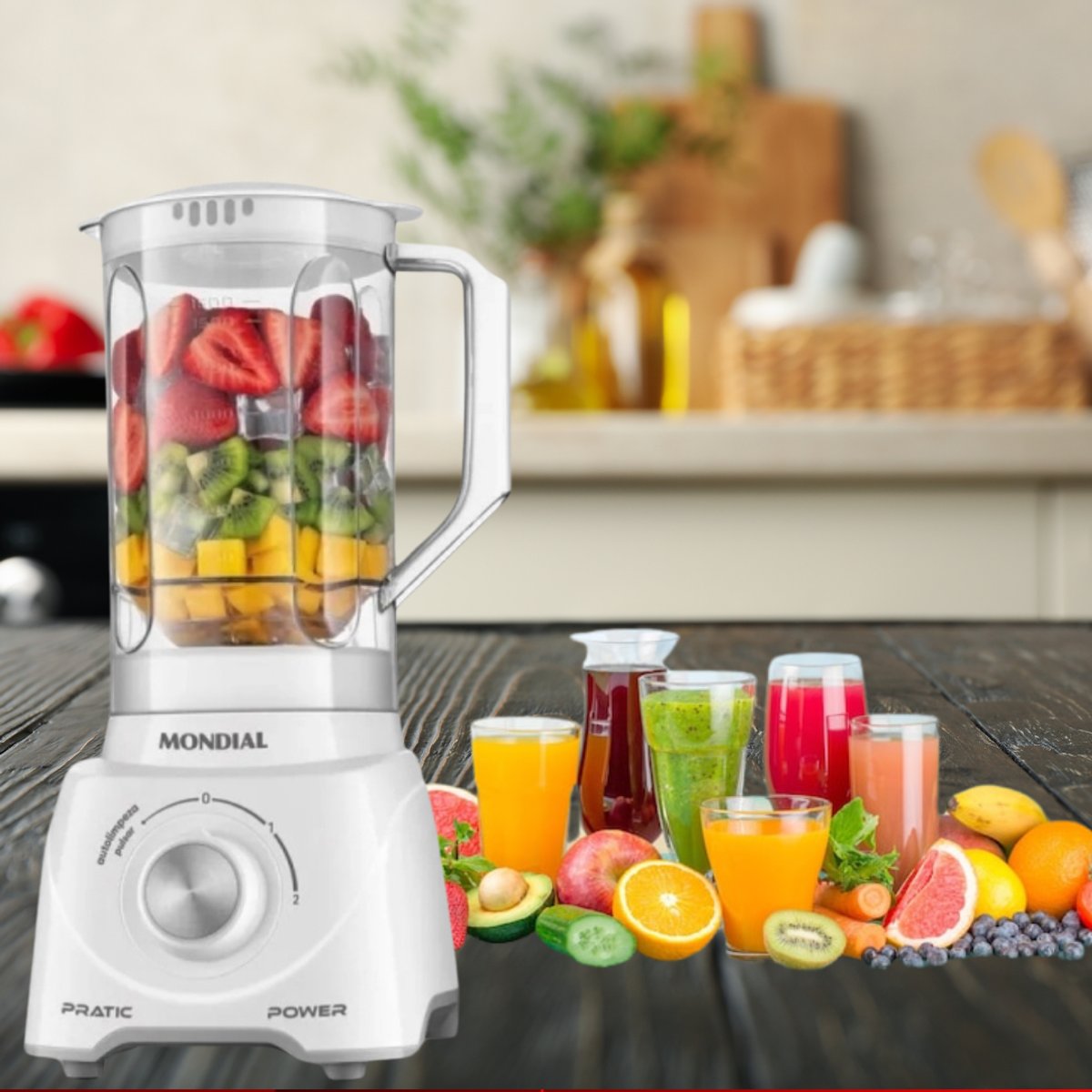 Licuadora Pratic 2 Velocidades 2.2l