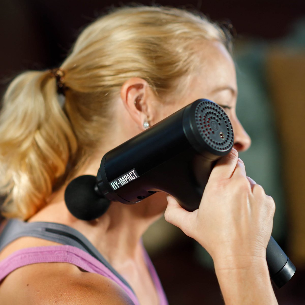 Hyimpact Masajeador Terapia Percusion - 3