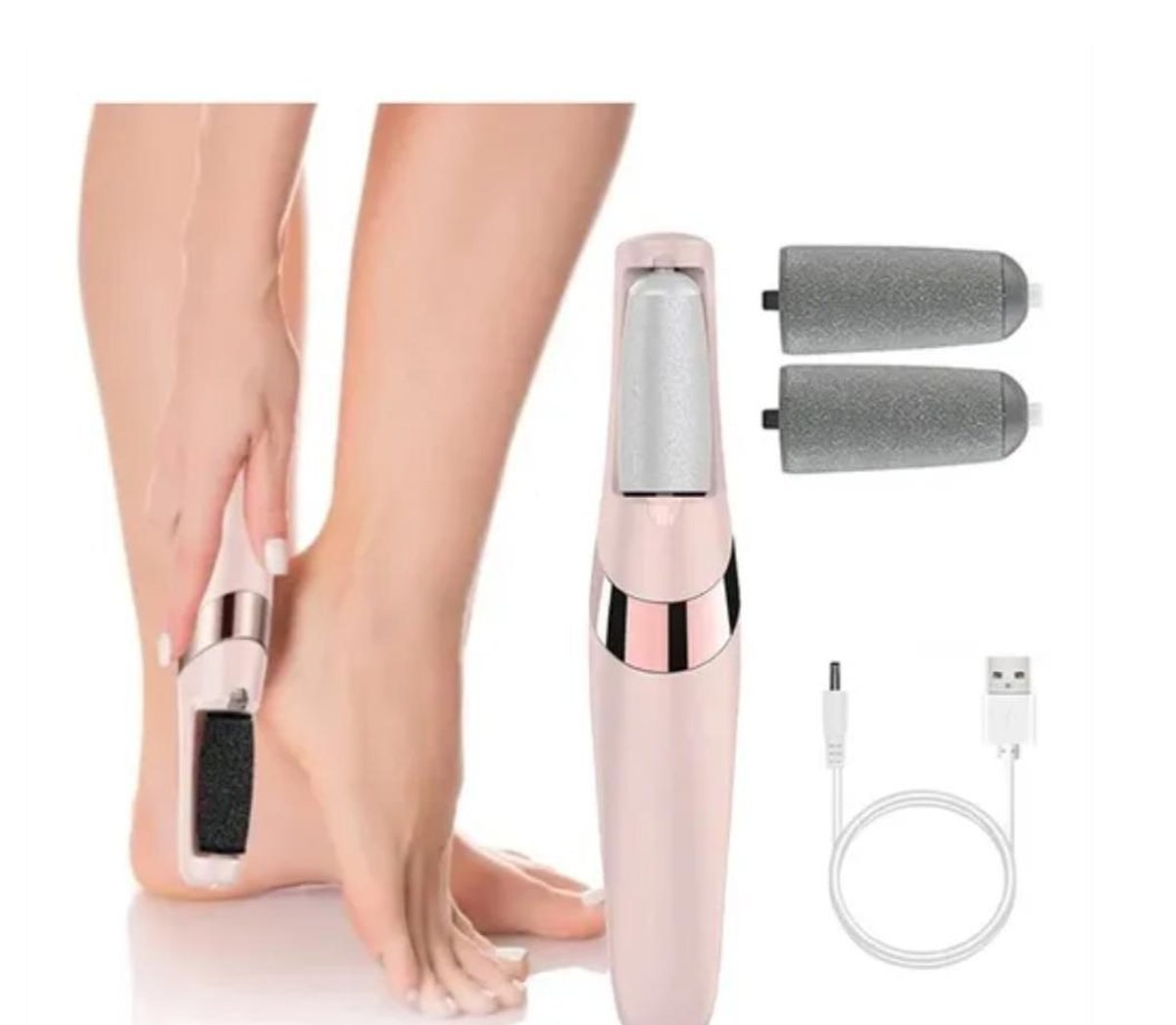 Lima Electrica Para Pies Recargable Usb - 2