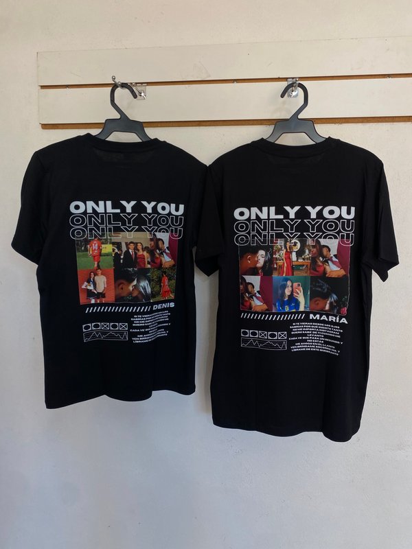 Remera Only You personalizado 