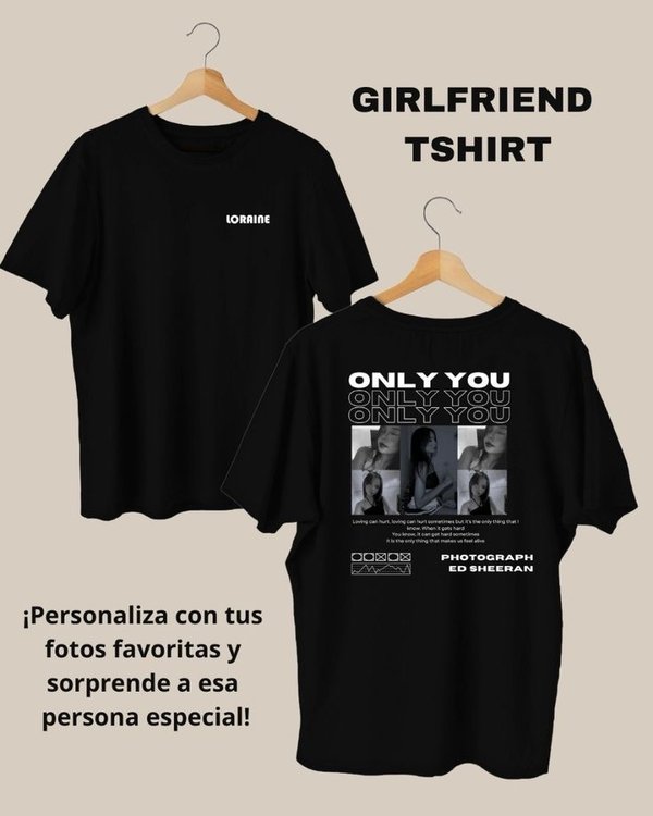 Remera Only You personalizado 