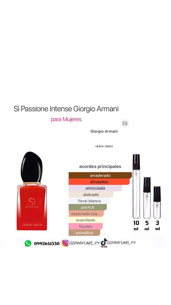 Armani Sí Passione Intense EDP