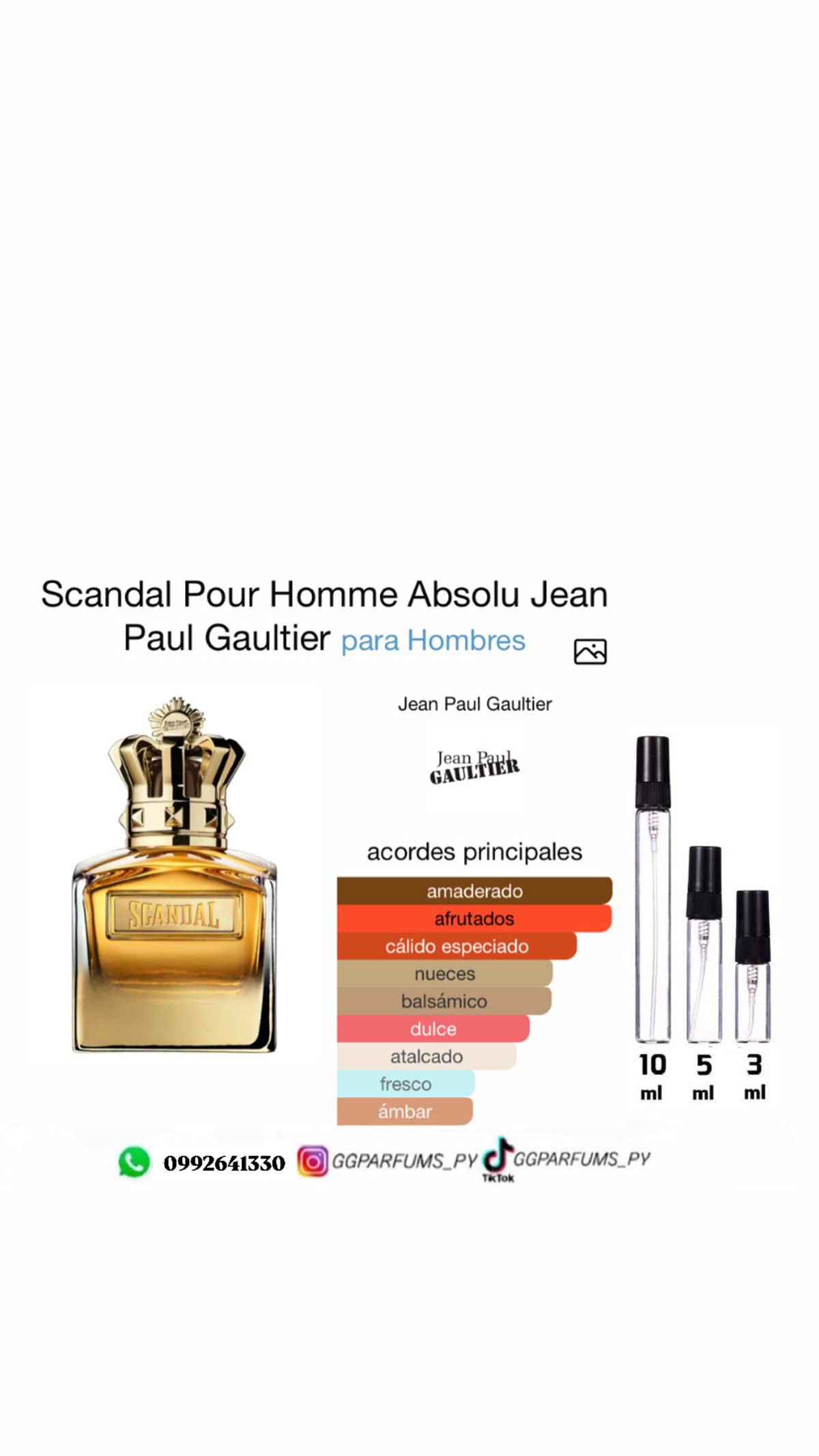 Jean Paul Gaultier Scandal Absolu
