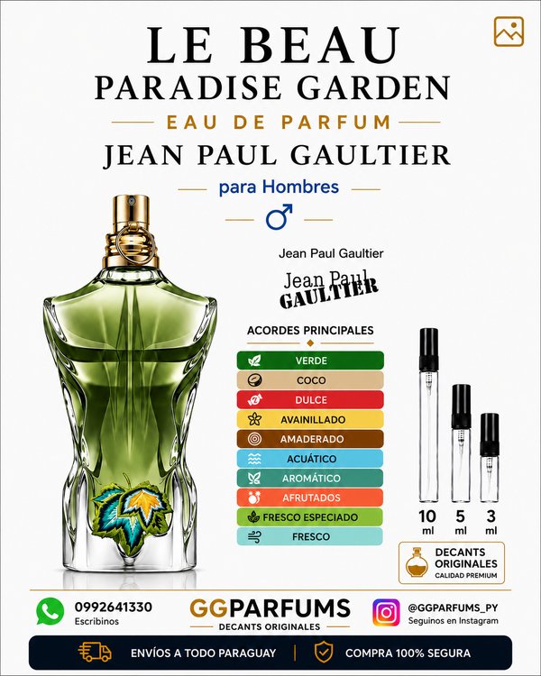 Jean Paul Gaultier Le Beau Paradise Garden