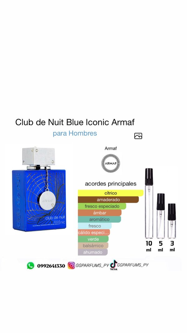 Club De Nuit Blue Iconic 